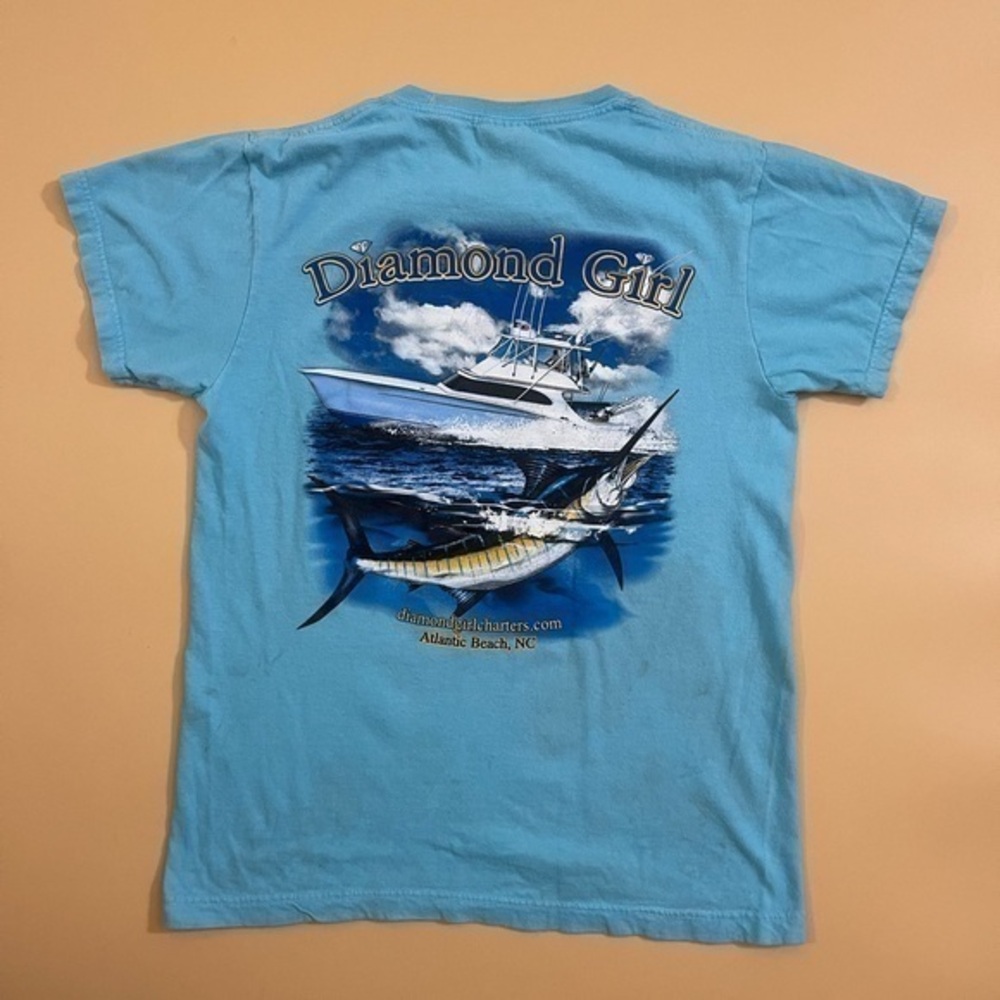 Vintage Diamond Girl Front/Back Graphic Tee